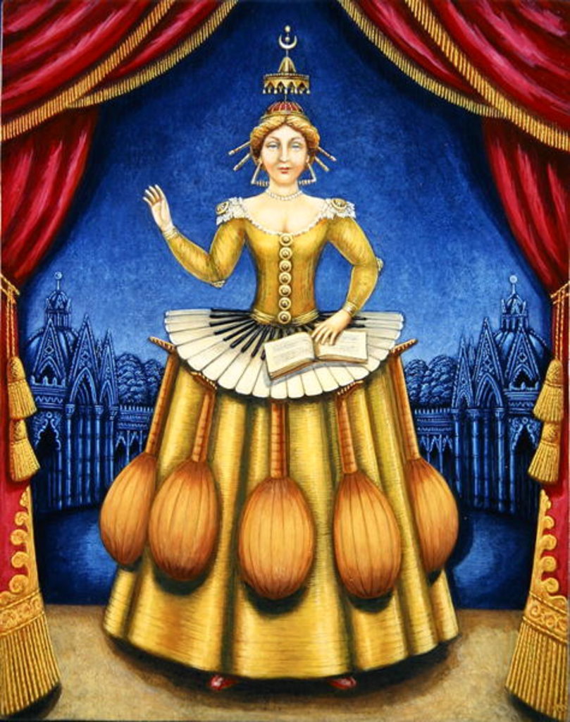 Detail of The Musician's Wife, 2002 by Frances Broomfield