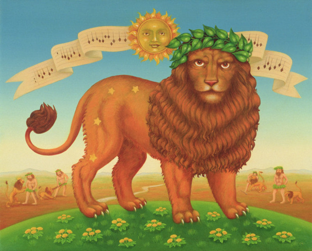 Detail of Leo, 1989 by Frances Broomfield