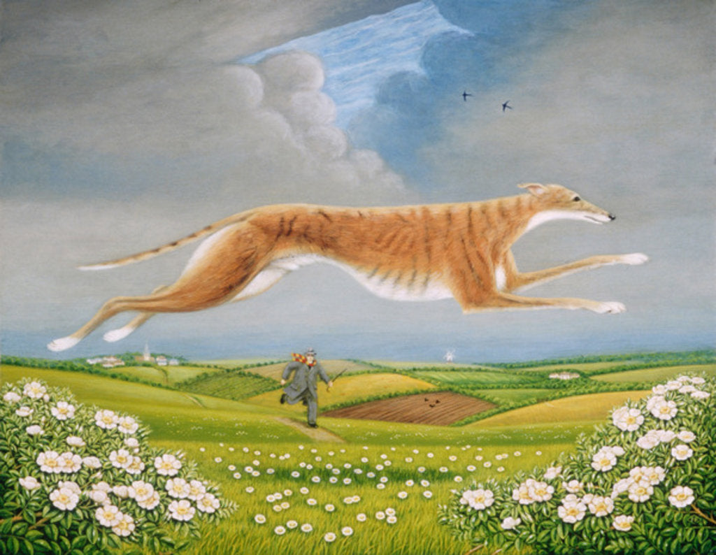 Detail of Mick the Miller, 1992 by Frances Broomfield