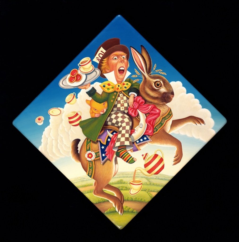 Detail of A Mad Tea Party, 2008 by Frances Broomfield