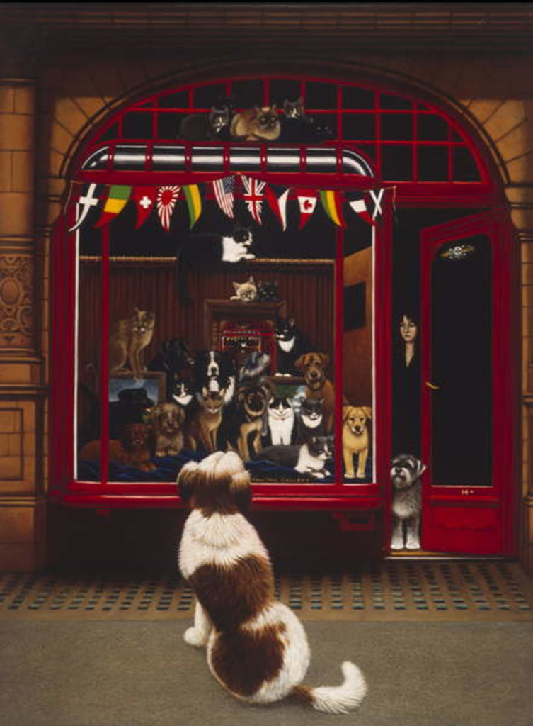 Detail of Portal Pet Show, 1993 by Frances Broomfield