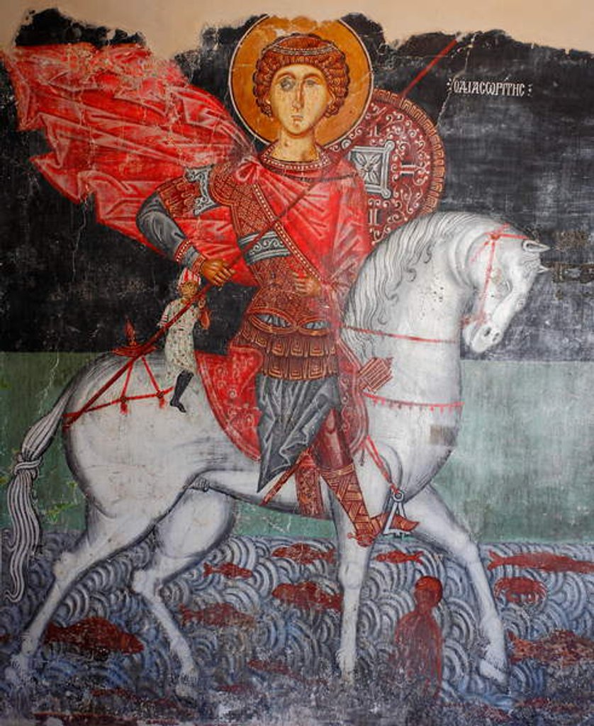 Detail of Saint George by Anonymous