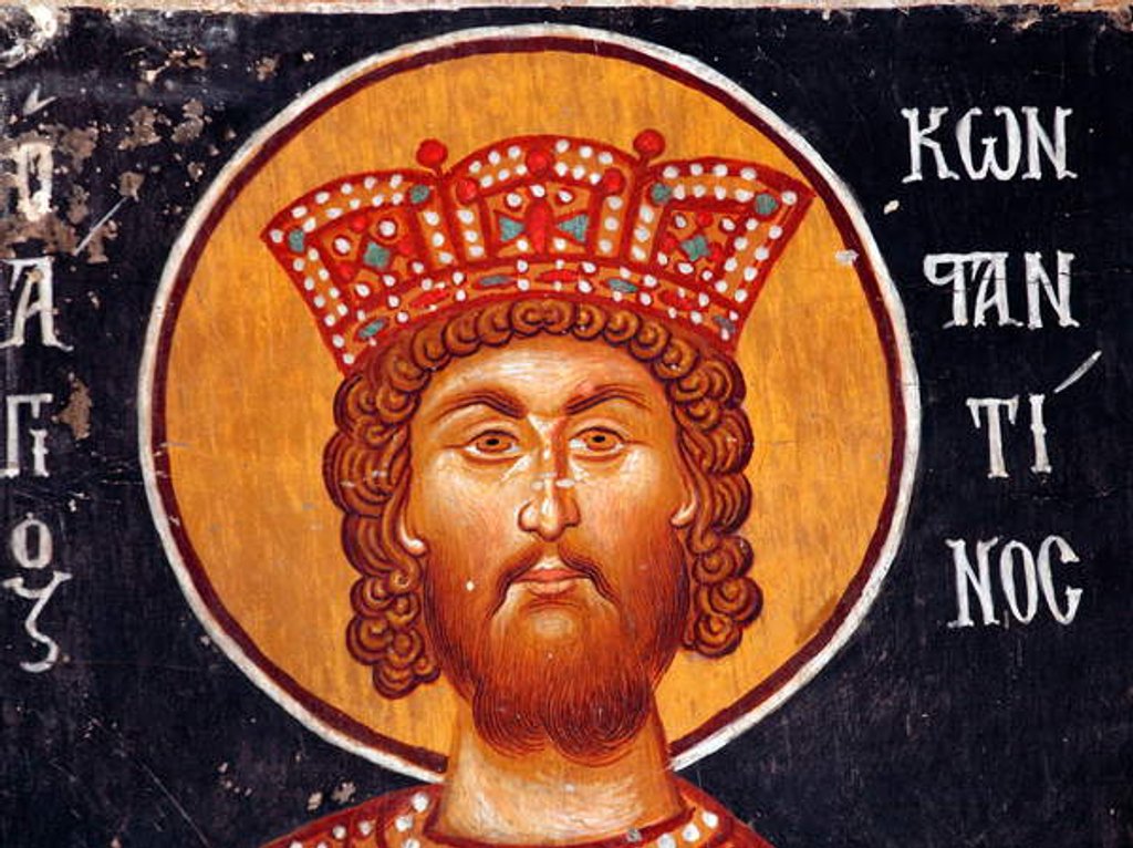 Detail of The Emperor Constantine by Anonymous