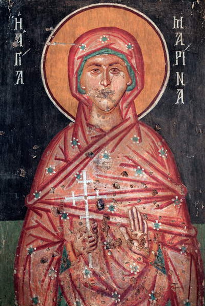 Detail of Saint Marina by Anonymous