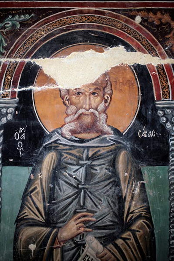 Detail of Saint Sabas by Anonymous