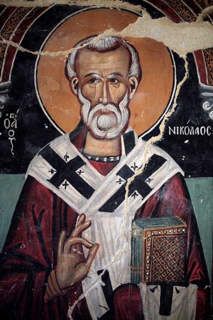 Detail of Saint Nicholas by Anonymous