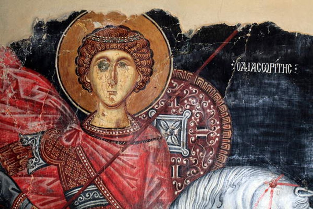 Detail of Saint George by Anonymous