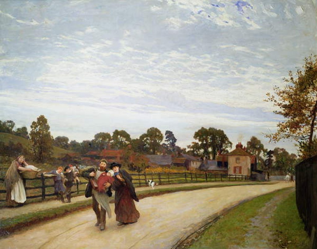 Detail of The First-Born, 1887 by Hubert von Herkomer