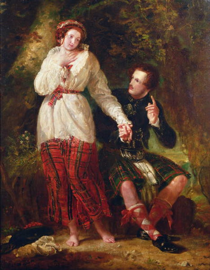 Detail of Highland Lovers by Benjamin Robert Haydon