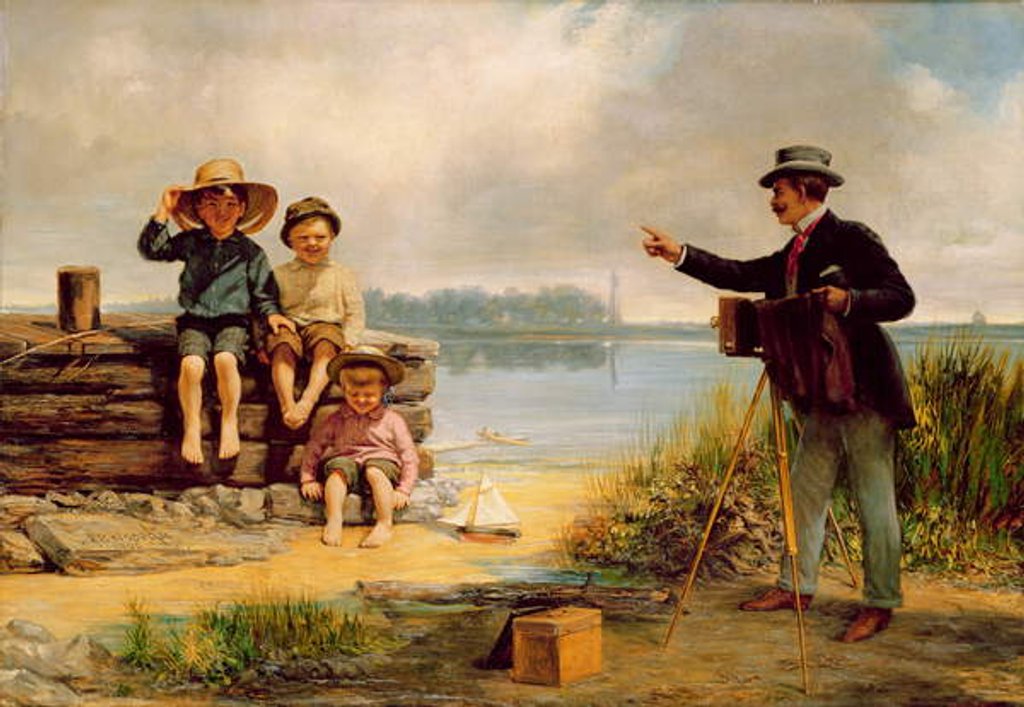 Detail of The Photographer, 1895 by Alfred Boisseau