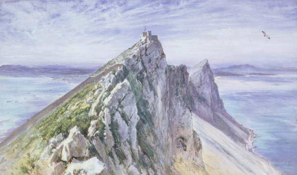 Detail of The Rock of Gibraltar by Keeley Halswelle