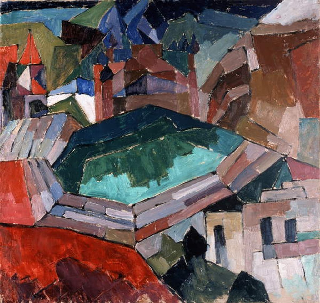 Detail of Town in Southern Russia, c.1914-16 by Aristarkh Vasilievic Lentulov