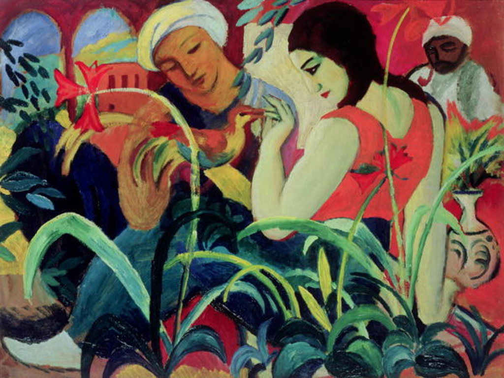 Detail of Oriental Women, 1912 by August Macke