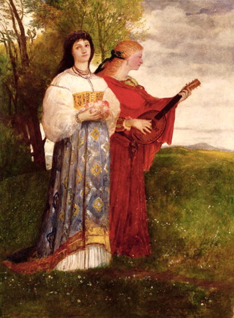 Detail of Summer, 1873 by Arnold Bocklin