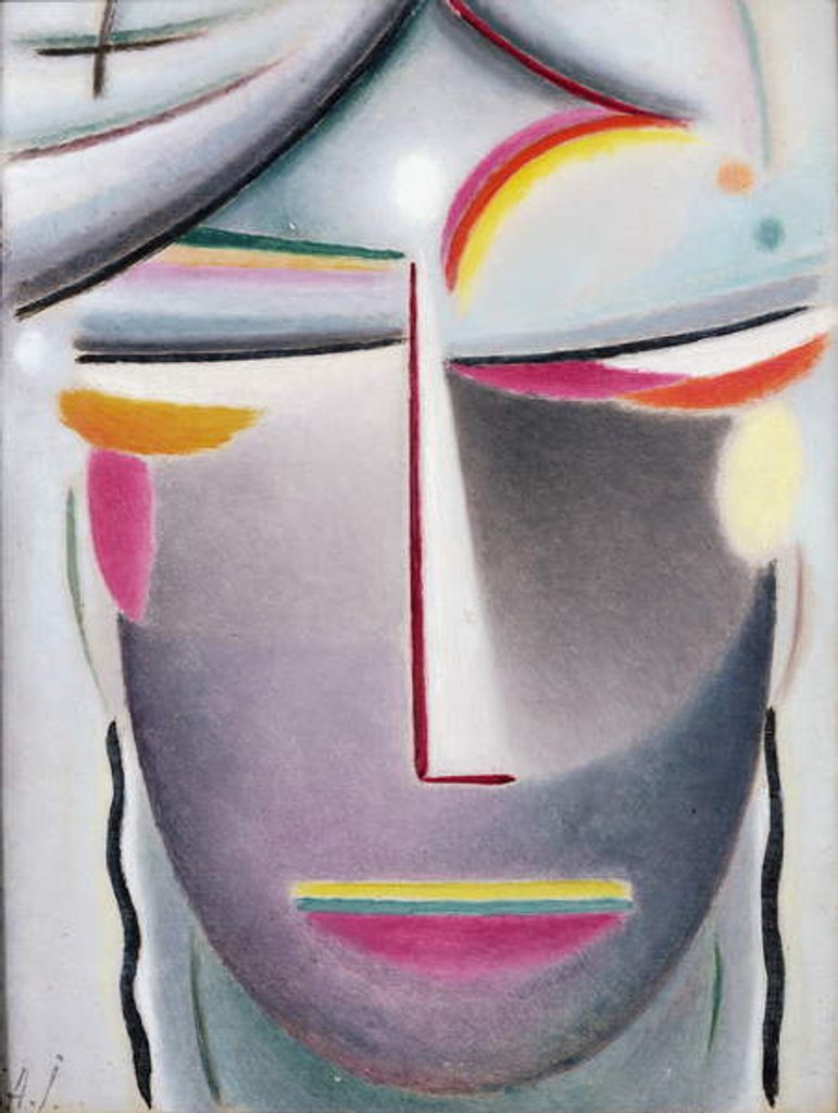 Detail of Head, c.1927 by Alexej von Jawlensky