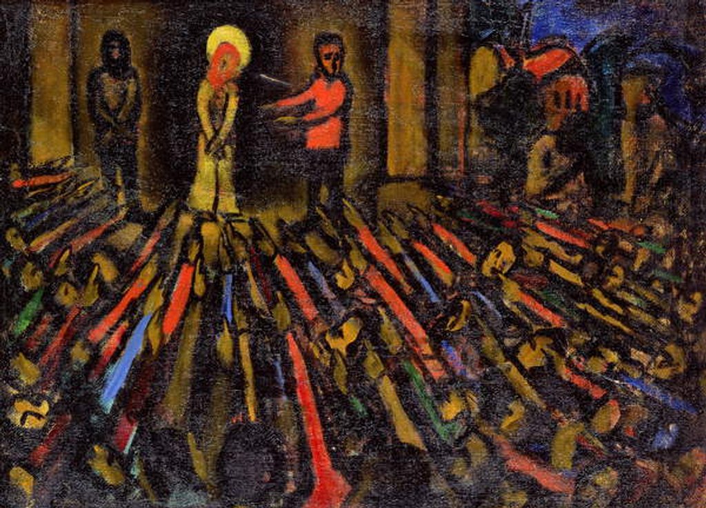 Detail of Christus No. 1, 1915 by Arthur Segal