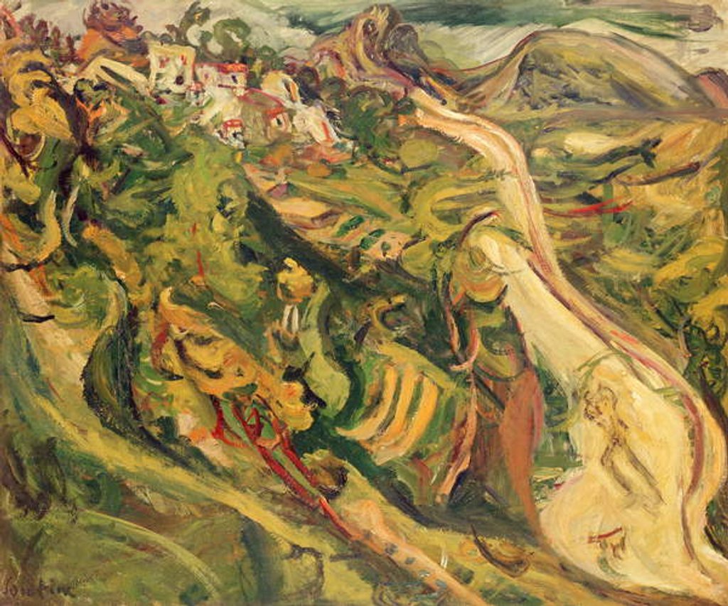 Detail of Landscape - The Road, 1922 by Chaim Soutine
