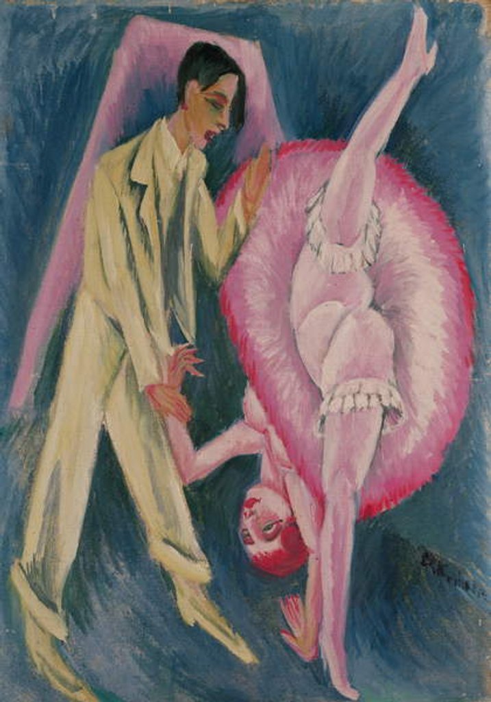 Detail of Dancing Couple, 1914 by Ernst Ludwig Kirchner