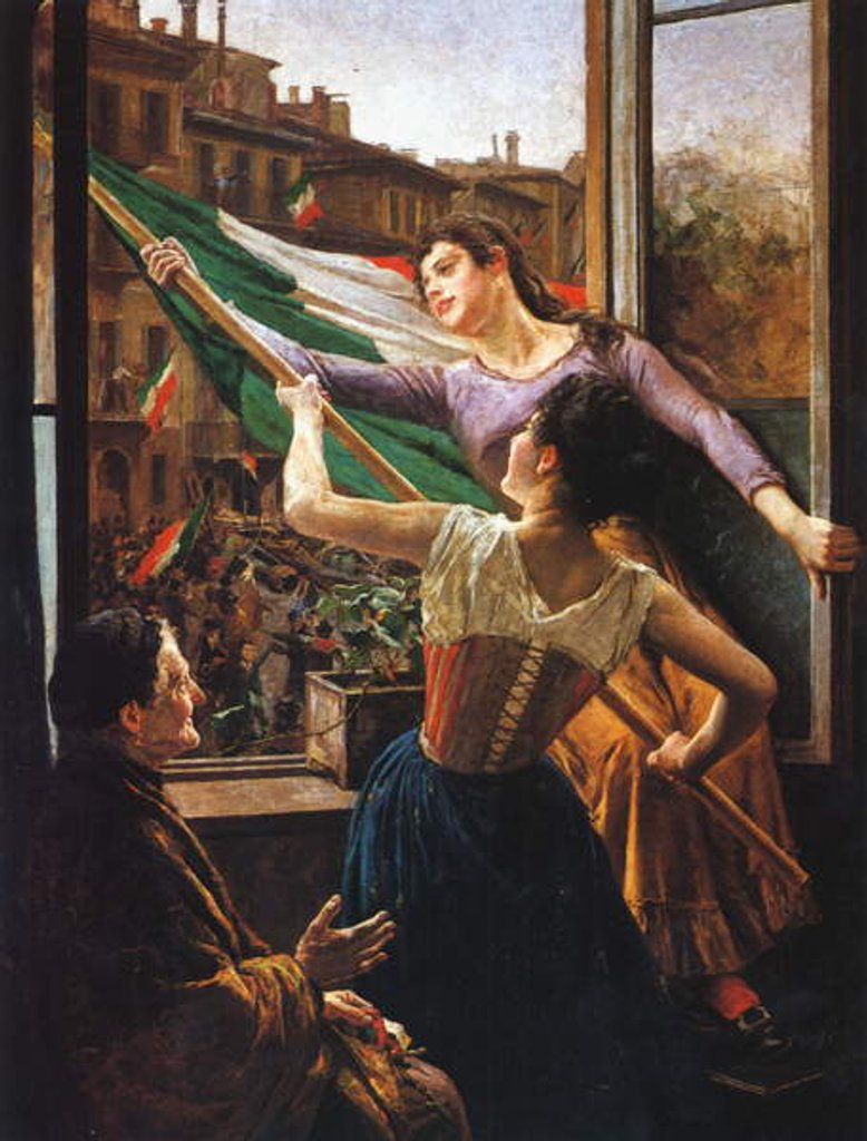 Detail of Five Days of Milan by Carlo Stragliati