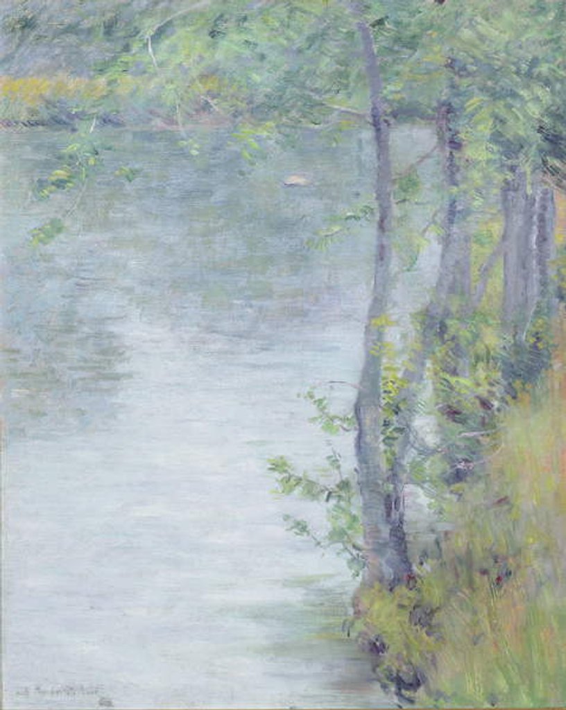 Detail of Early Morning on the Farmington by Dawson Dawson-Watson