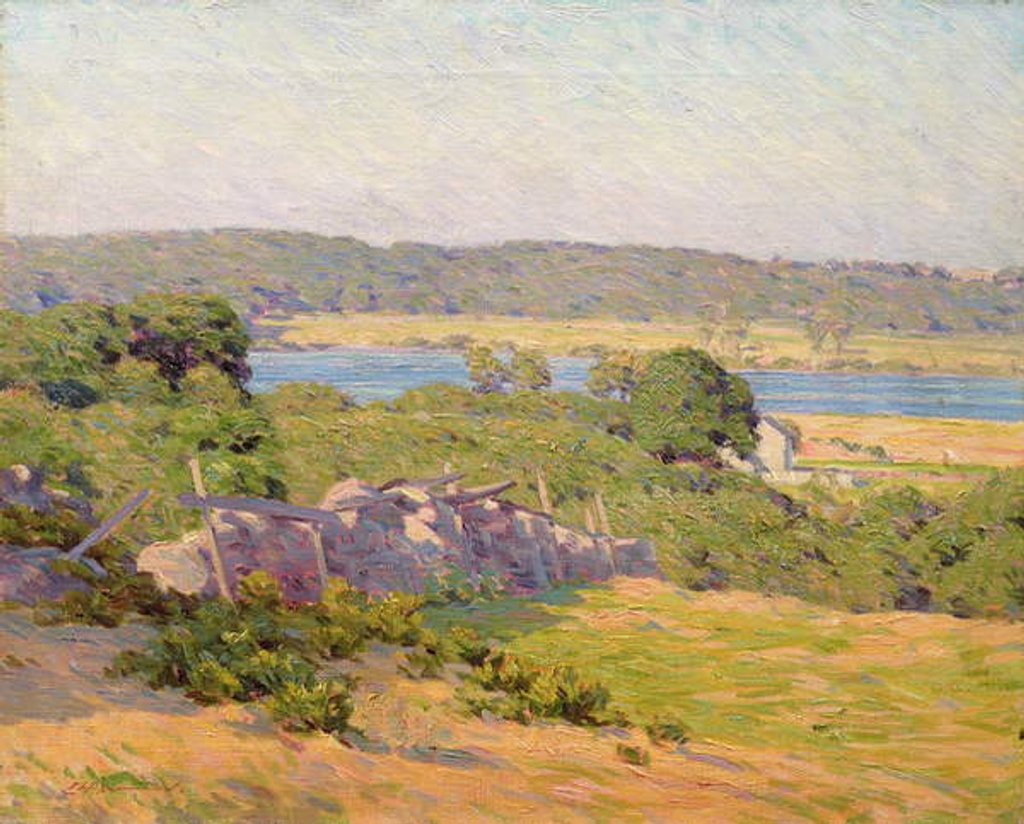 Detail of Mystic Valleys by Edward H. Barnard