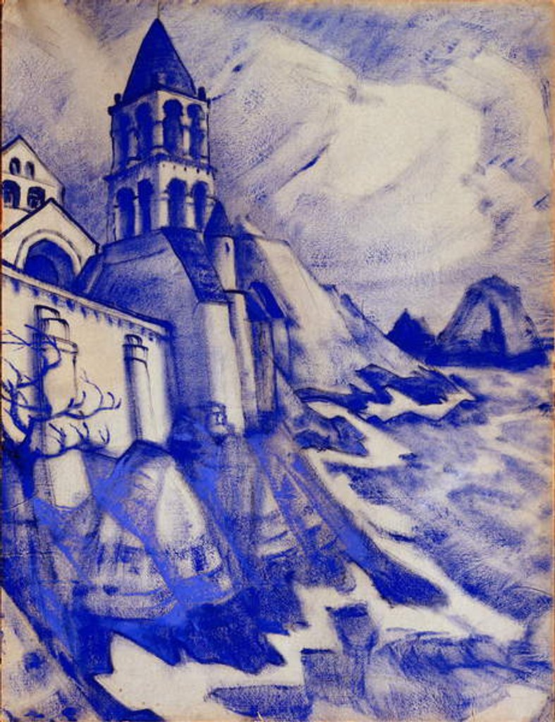 Detail of Preparatory decor for the play 'The Princess Maleine' by Maurice Maeterlinck, 1913 by Nicholas Roerich