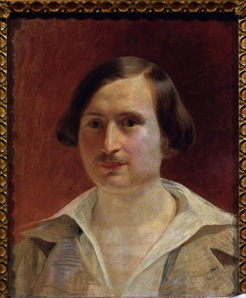 Detail of portrait of the Author Nikolai Gogol, 1840 by Fyodor Antonovich Moller