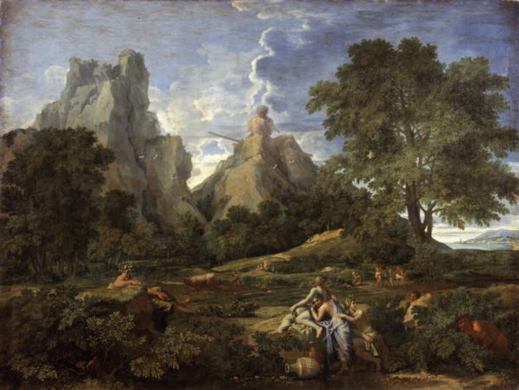 Detail of Landscape with Polyphemus, 1649 by Nicolas Poussin