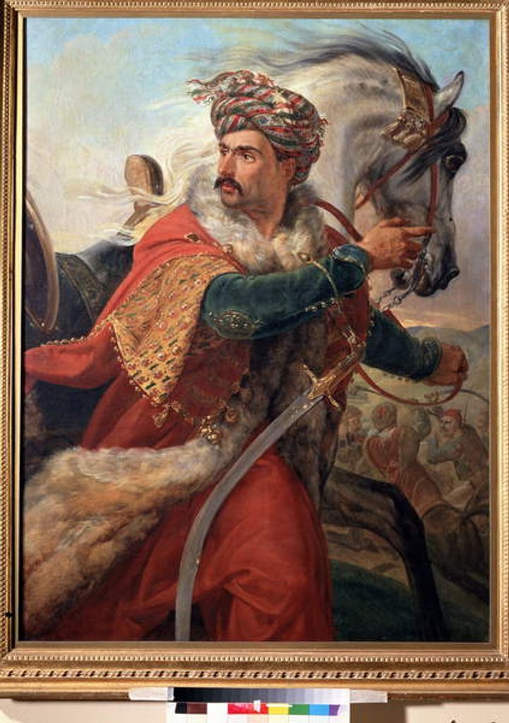 Detail of Mamelouk, 1830 by Horace Vernet