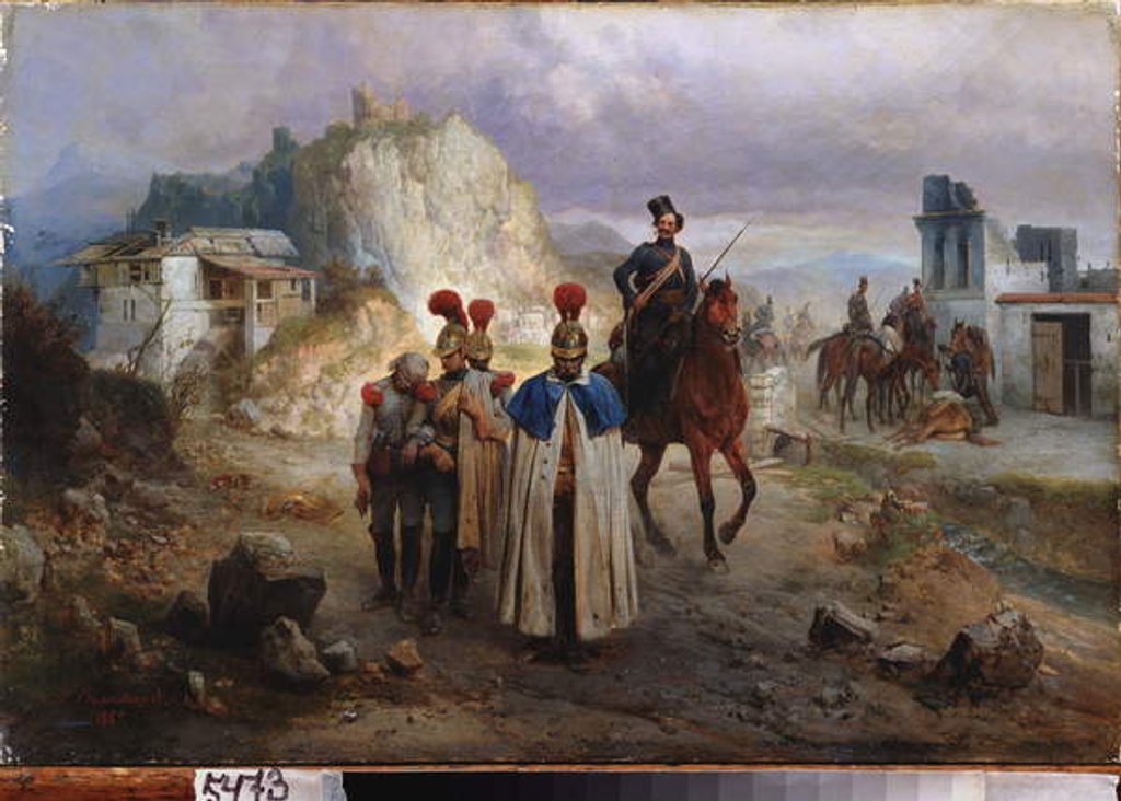 Detail of The Captive French Men In 1814, 1885 by Bogdan Willewalde