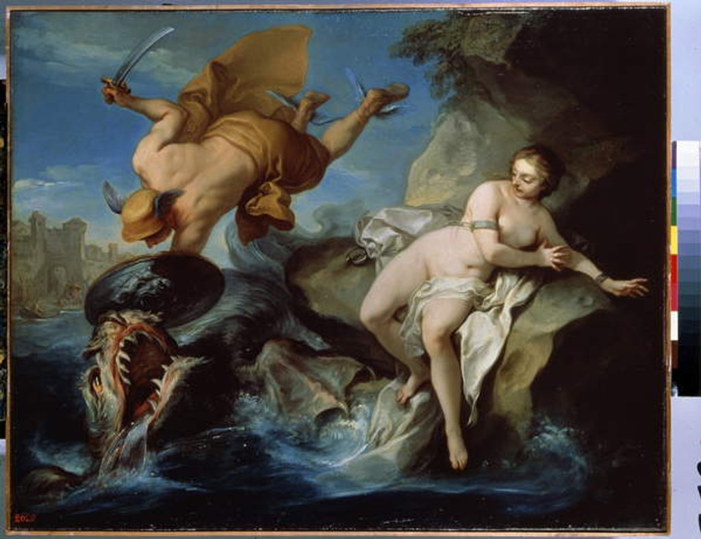 Detail of Perseus and Andromeda, 18th century by Carle van Loo