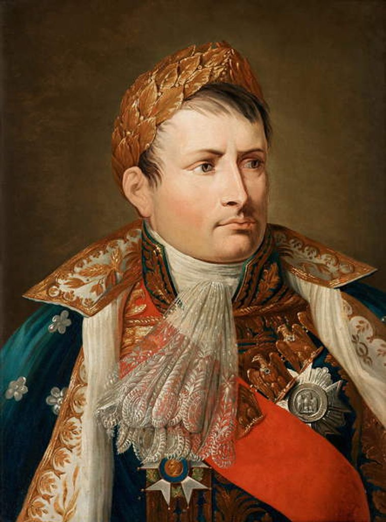 Detail of Portrait of Emperor Napoleon I Bonaparte by Andrea the Elder Appiani