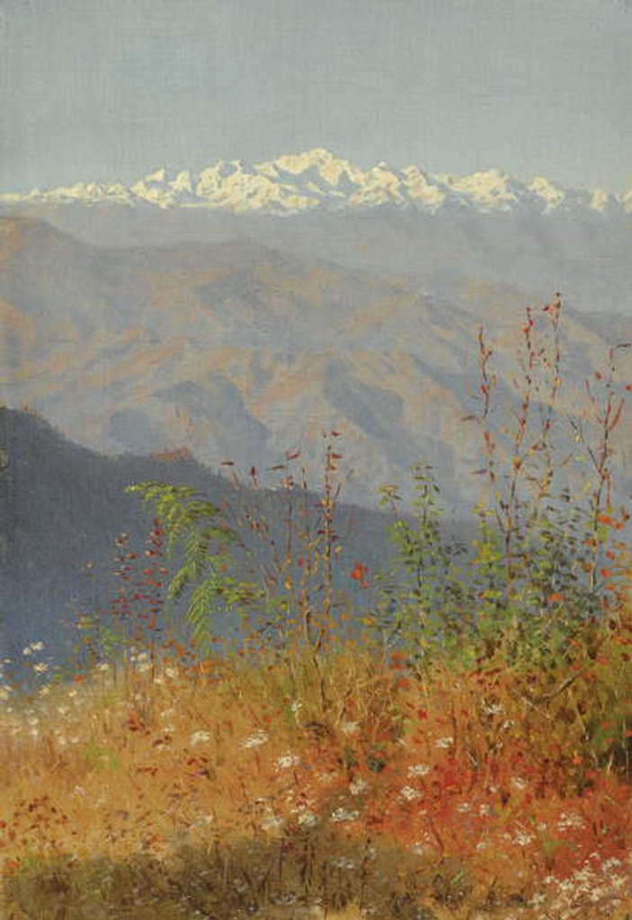 Detail of Sunset in the Himalayas, 1879 by Vasili Vasilievich Vereshchagin