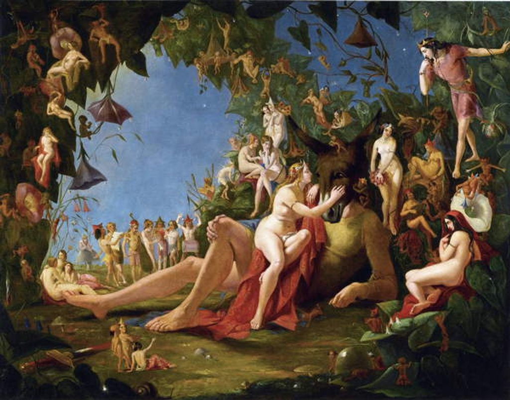 Detail of A Midsummer Night's Dream, c.1846 by William John Montaigne
