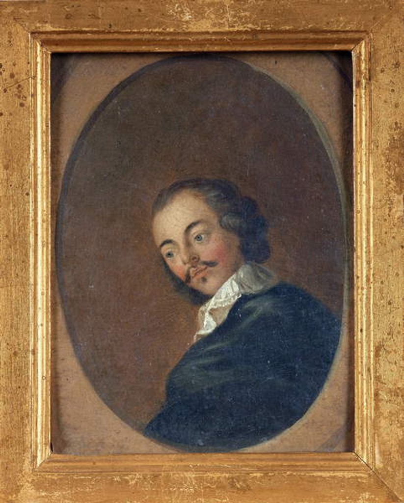 Detail of Portrait of the poet, dramatist and novelist Paul Scarron by Anonymous Anonymous