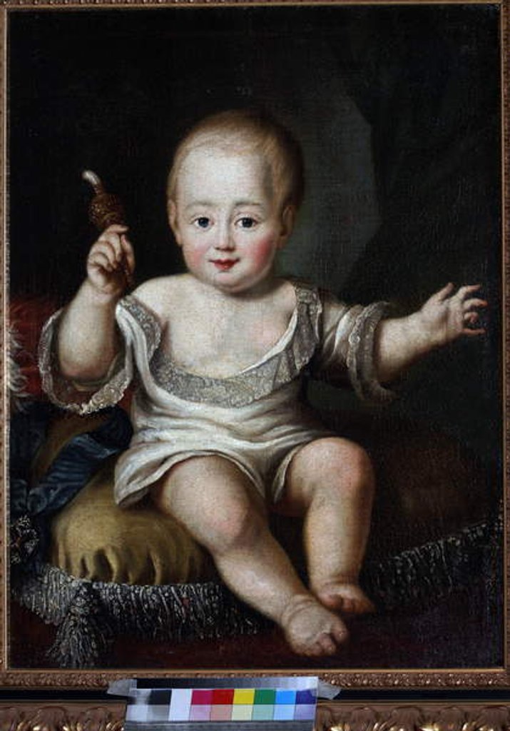 Detail of Portrait Of Grand Duke Alexander Pavlovich Of Russia As Baby, 1770s by Unknown artist