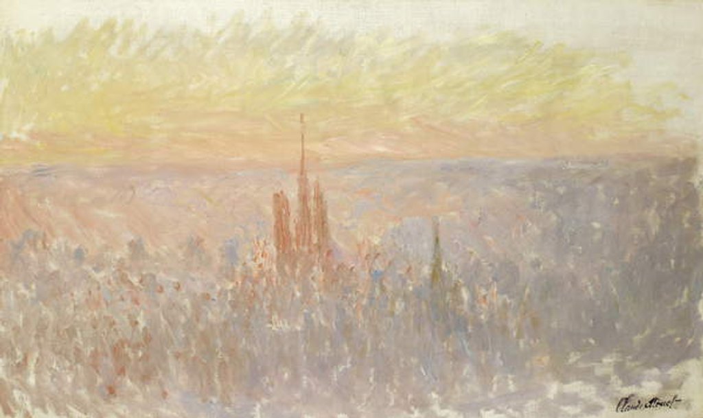 Detail of View of Rouen, 1892 by Claude Monet