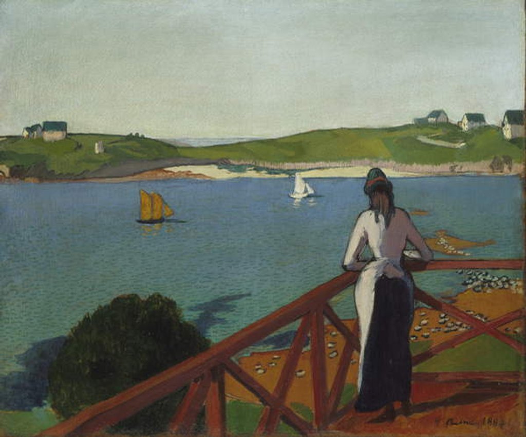Detail of Afternoon at Saint-Briac, 1887 by Emile Bernard