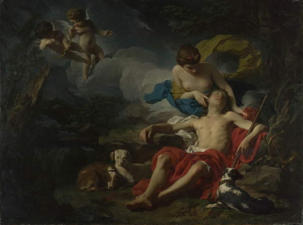 Detail of Diana and Endymion, c.1745 by Pierre Subleyras