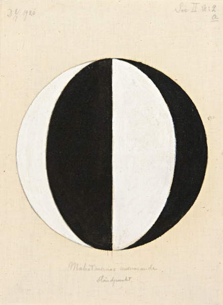 Detail of The Current Standpoint of the Mahatmas, 1920 by Hilma af Klint