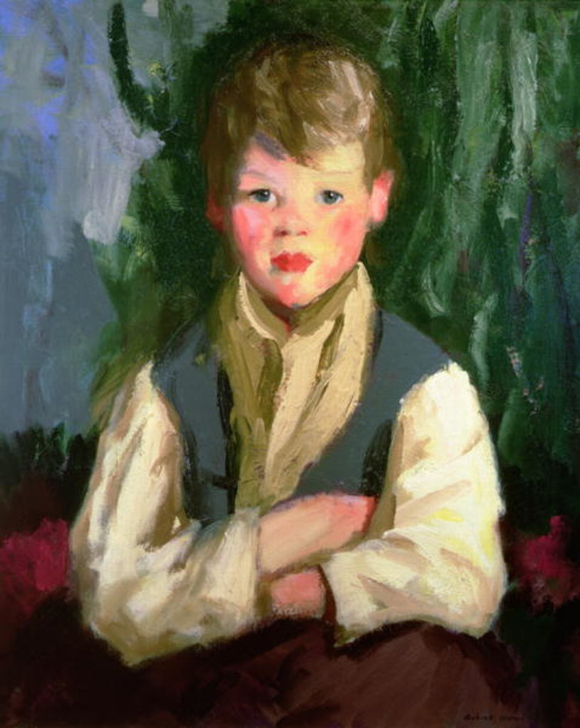 Detail of The Little Irishman, 1913 by Robert Cozad Henri