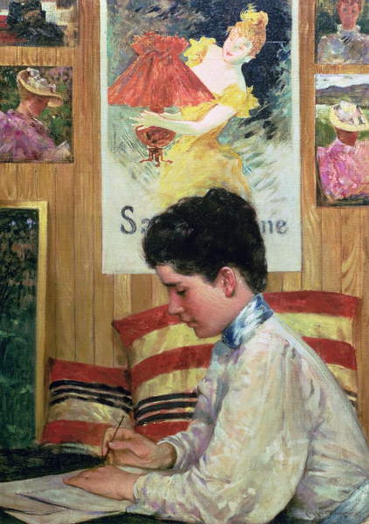 Detail of Interior of a Country Studio by James Carroll Beckwith