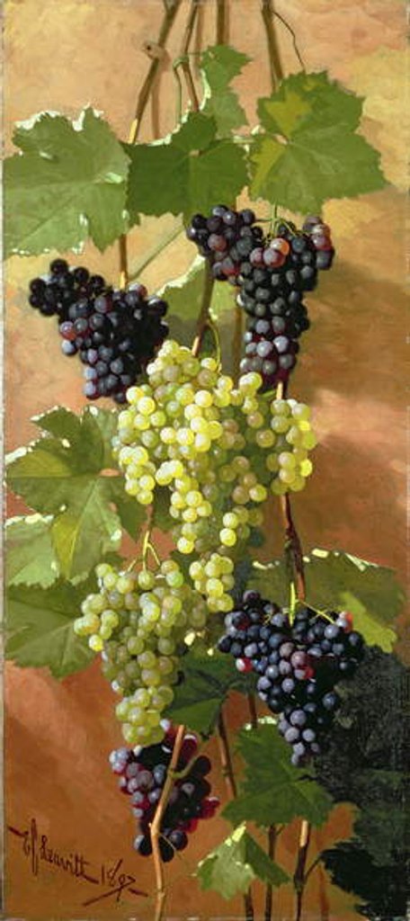 Detail of Grapes, 1897 by Edward Chalmers Leavitt