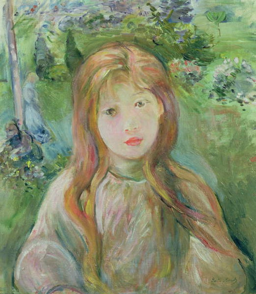 Detail of Little Girl at Mesnil, 1892 by Berthe Morisot