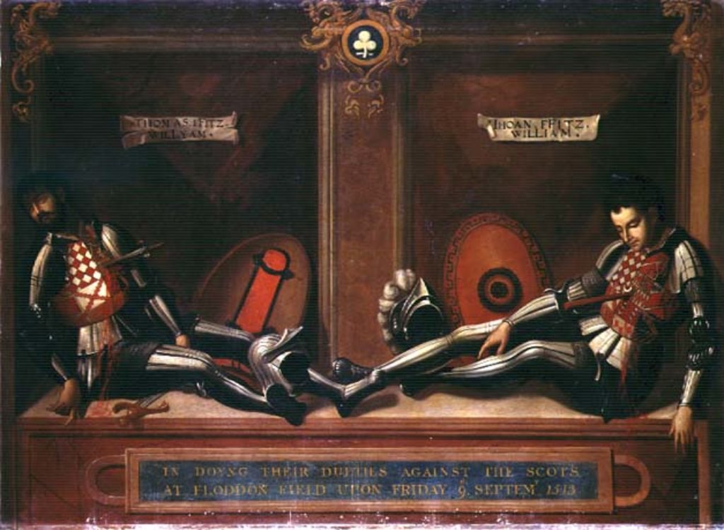 Detail of Memorial to John and Thomas Fitzwilliam, brothers of William, Earl of Southampton by English School