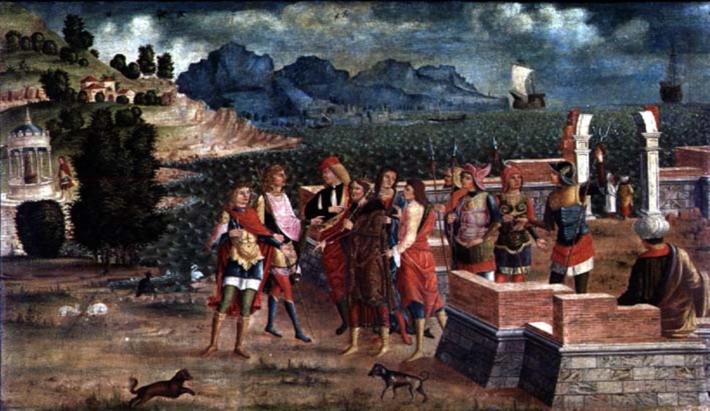 Detail of Apollo and Poseidon Come to Assist Laomedon, c.1500 by Italian School
