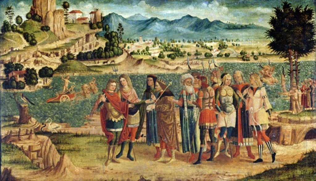 Detail of Laomedon Refuses Apollo and Poseidon Their Reward, c.1500 by Italian School