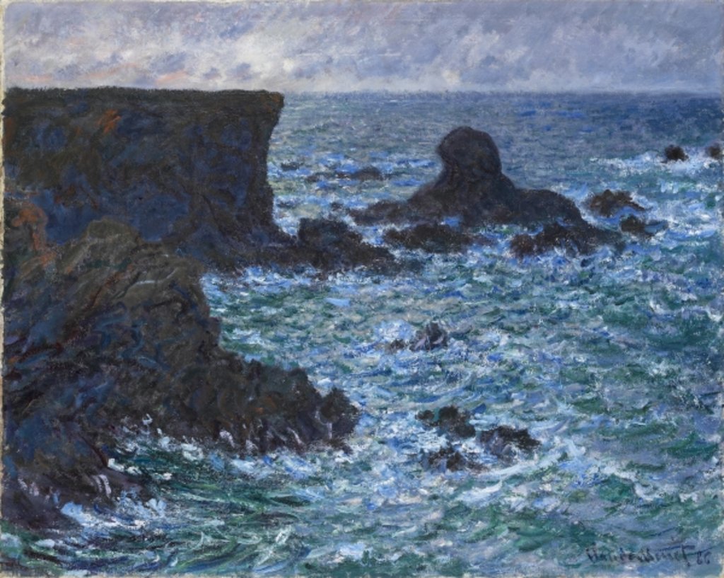 Detail of Rocks at Port Coton, the Lion Rock, 1886 by Claude Monet