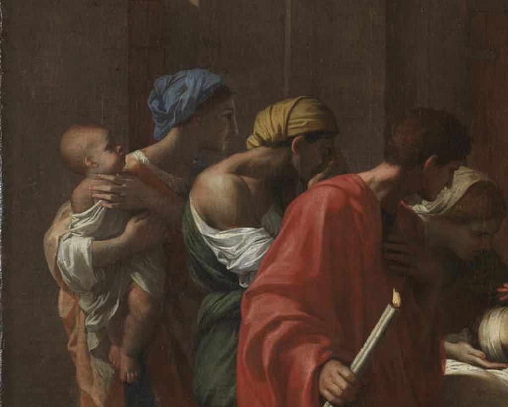 Detail of Extreme Unction by Nicolas Poussin
