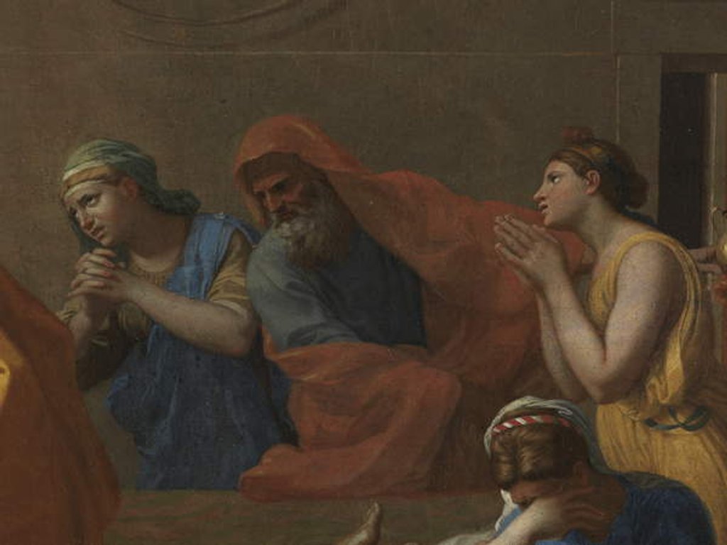 Detail of Extreme Unction by Nicolas Poussin